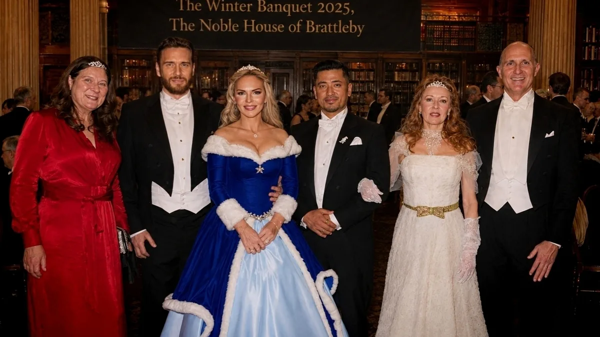 The Winter Banquet 2025, guests seated for dinner in the City of London